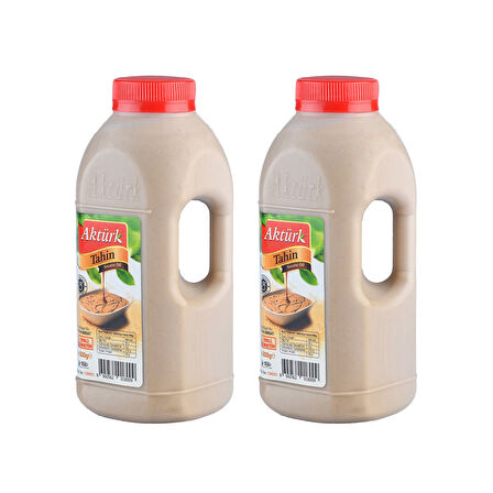 Aktürk Tahin 500 gr Bidon x 2 Adet