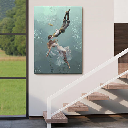 Kötü Kral Jude & Cardan, Denizler Altındaki Aşıklar Kanvas Tablo-5287