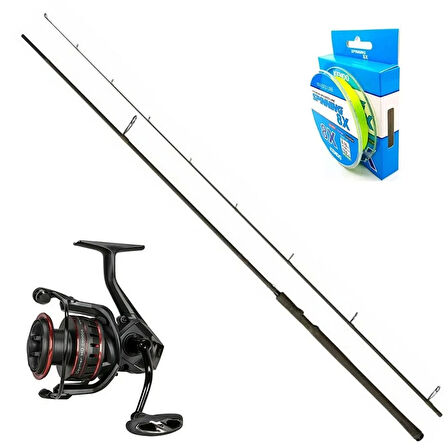 Okuma Ceymar HD C4000 - Savage Gear SG4 Shore Game 270cm 10-30gr Spin Olta Seti