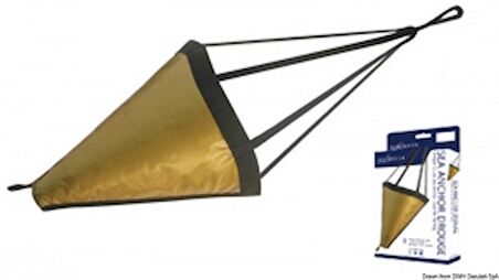 Fırtına çıpası PVC 135x140 cm 12 mt Uygun Tekne Boyu