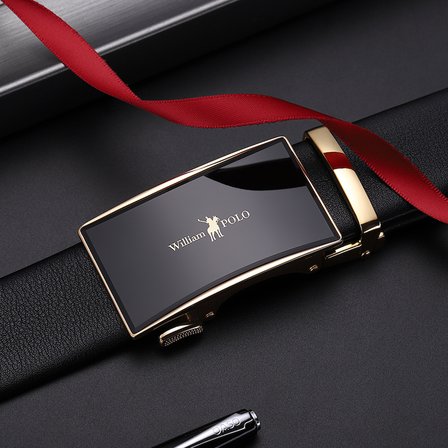 WİLLİAMPOLO Elite Otomatik Toka Hakiki Deri Kemer