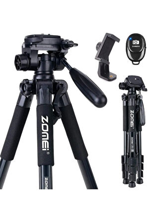 Q111 Profesyonel Alüminyum Tripod 5 Kg Taşıma Kapasiteli