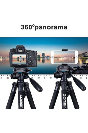 Q111 Profesyonel Alüminyum Tripod 5 Kg Taşıma Kapasiteli