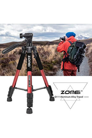 Q111 Profesyonel Alüminyum Tripod 5 Kg Taşıma Kapasiteli