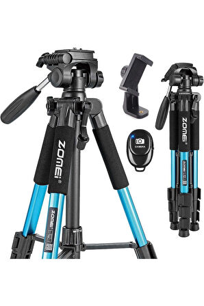 Q111 Profesyonel Alüminyum Tripod-5 Kg Taşıma Kapasiteli