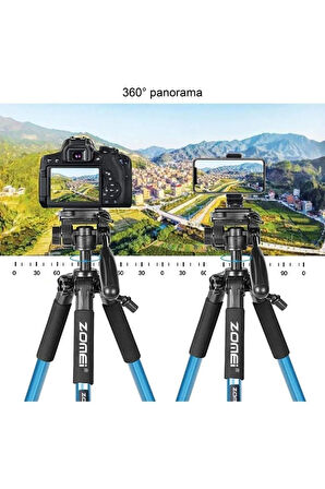 Q111 Profesyonel Alüminyum Tripod-5 Kg Taşıma Kapasiteli