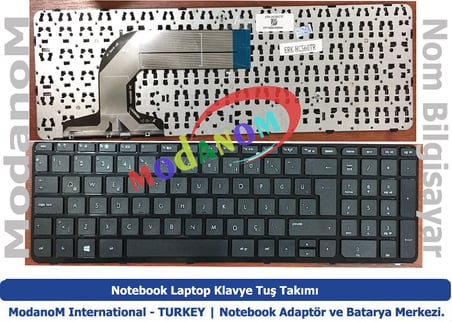 720670-051 Klavye Siyah Türkçe 720670-251 Klavye Siyah Türkçe