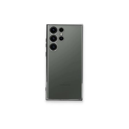 Samsung Galaxy S23 Ultra Kılıf Razer Lensli Silikon - Gümüş