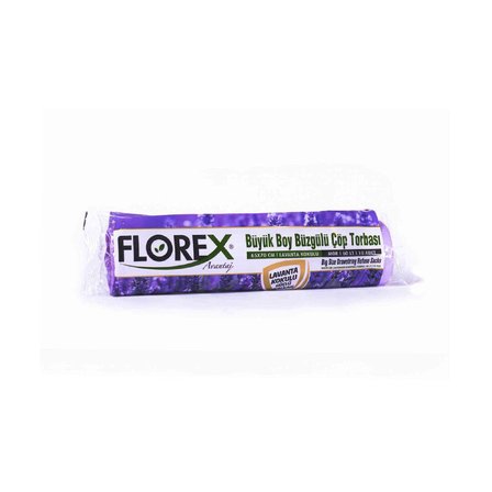 250 ADET FLOREX-503 AVANTAJ LAVANTA KOKULU BÜZGÜLÜ BÜYÜK 10PCS 65X70CM ÇÖP TORBA 25x10=250 (5297)