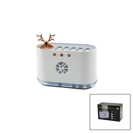 GEYİK FİGÜRLÜ 700ML SESE DUYARLI USB ŞARJLI - RENKLİ LEDLİ IŞIK HAVA NEMLENDİRİCİ BUHAR MAKİNE - KOK