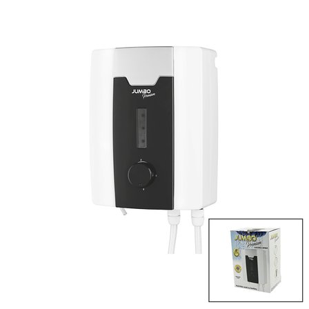 JUMBO PREMİUM BEYAZ SU ISITICI ELEKTRİKLİ ŞOFBEN DUŞ BAŞLIK 7 EMNİYET TERMOSTAT 3 KADEMELİ 8000W (52