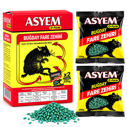 BUĞDAY FARE YEMİ ZEHİRİ 2X100=200GR (5297)