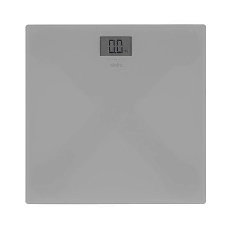 SİNBO SBS-4451 DİJİTAL - PİLLİ GRİ CAM BANYO BASKÜL TERAZİ TARTI LCD EKRAN 180KG/100GR 26X26CM (5297