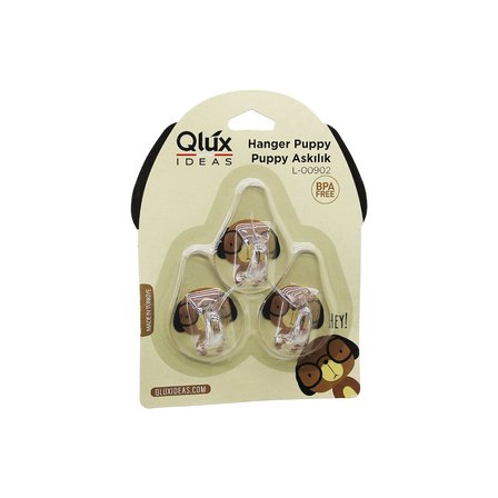3PCS PUPPY ASKI ŞEFFAF ASKI YAPIŞKANLI MONTAJ (5297)