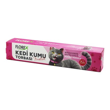 140 ADET KEDİ - EVCİL HAYVAN  KUMU TORBASI PRATİK PUDRA KOKULU  BÜZGÜLÜ - EXTRA GÜÇLÜ 82X50CM (5297)