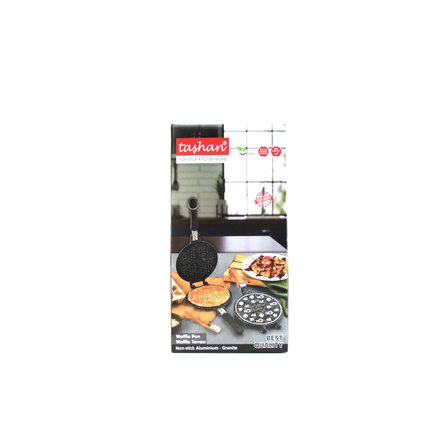 20CM GRANİT DÖKÜM WAFFLE TAVA BAKALİT SAP (5297)