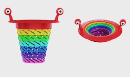Renkli 6 Kademeli Lavabo Süzgeci (5297)