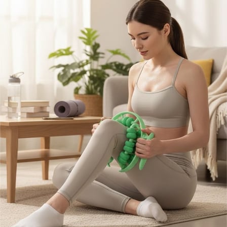13 Tekerlekli Circular Lenfatik Masaj Roller – Selülit Giderici, Cilt Sıkılaştırıcı, Bacak Kol Sırt 
