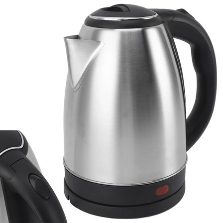 Crown CRW-7102 1500W 1.8 Litre Lüks Çelik Su Isıtıcı Kettle İnox (5297)