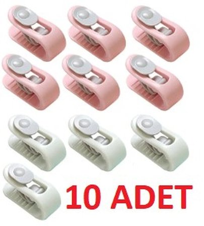 Mandallı Yorgan Sabitleme Klipsi 10 Adet (5297)