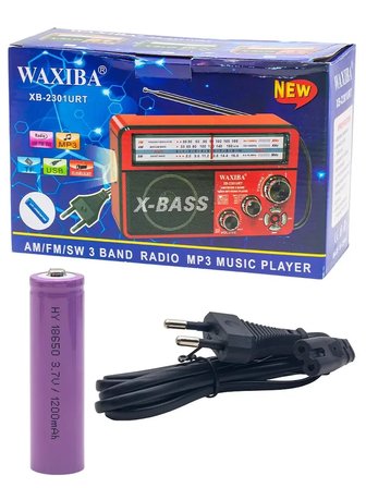 Nostaljik Radyo WAXIBA Nostaljik Radyo Bluetooth Fm Usb XB-2301RT (5297)