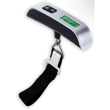 Seyahat Bavul Ağırlık Tartı Dijital LCD Ekran Çok Amaçlı Taşınabilir Bagaj Tartısı Max 50 kg (5297)