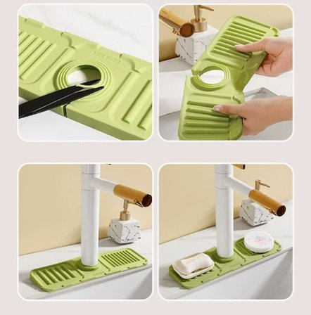 Mutfak Banyo Lavabo Kenarı Silikon Mat Gri (5297)