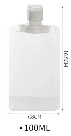 3 Adet 100ml Krem Şampuan Kabı Tekrar Kullanılabilir Set (5297)