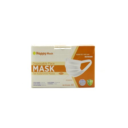 50PCS BEYAZ CERRAHİ YÜZ MASKESİ (5297)