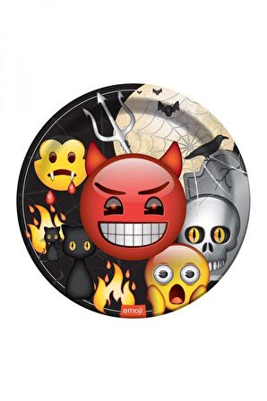 EMOJİ KORKU TABAK 8'Lİ