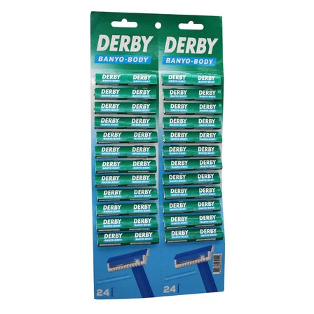 DERBY BANYO BODY TEK BIÇAK KARTELALI JİLET 48PCS (5297)