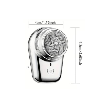 Mini Shaver Sıfır Sakal Taşınabilir Şarjlı Tıraş Makinesi IPX6 Korumalı (5297)
