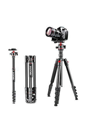 Q200 Profesyonel Tripod/Monopod- Alüminyum Gövde Yapısı 200 cm Uzunluk (Ball Head)