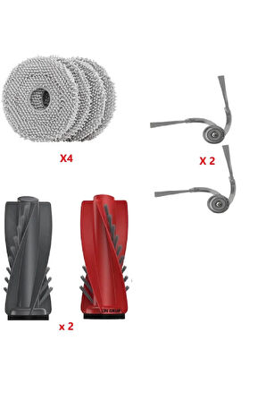 Roborock QRevo Curv Uyumlu Robot Süpürge Vacuum Fırça filtre mop paspas seti Q revo