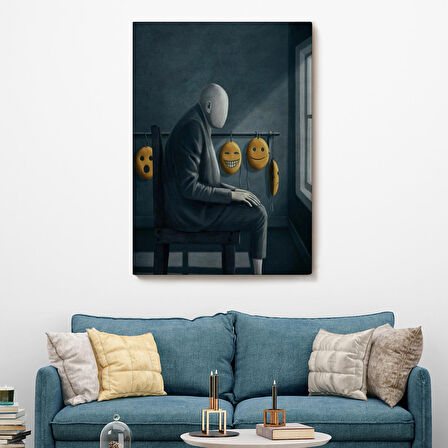 Gerçeküstü Psikolojik Trans Kanvas Tablo-5299