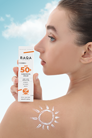 BAGA GÜNEŞ KORUYUCU KREM SPF+