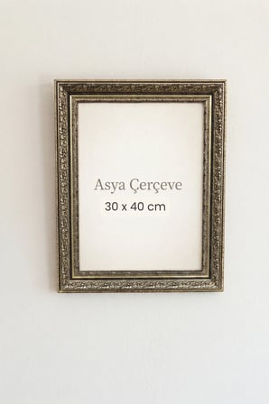 30 x 40 cm Saltanat Serisi Camlı Oda Mutfak Salon Koridor Poster Puzzle Forma ve Resim Çerçevesi