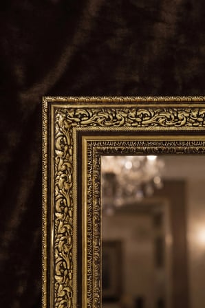 30 x 40 cm Saltanat Serisi Camlı Oda Mutfak Salon Koridor Poster Puzzle Forma ve Resim Çerçevesi