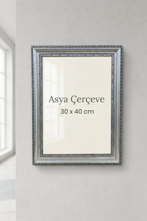 30 x 40 cm Saltanat Serisi Camlı Oda Mutfak Salon Koridor Poster Puzzle Forma ve Resim Çerçevesi