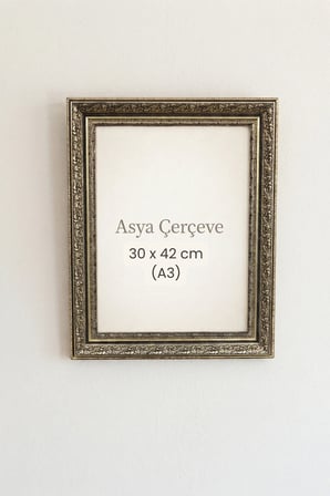 30 x 42 cm (A3 Ebat) Saltanat Serisi Camlı Oda Mutfak Salon Koridor Poster Puzzle Forma ve Resim Çerçevesi
