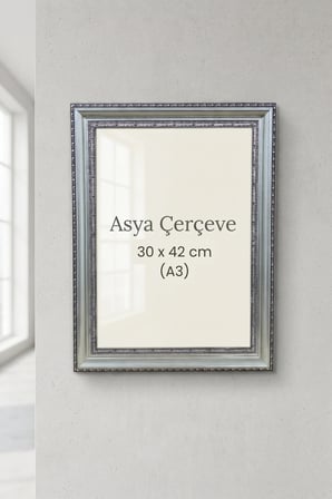 30 x 42 cm (A3 Ebat) Saltanat Serisi Camlı Oda Mutfak Salon Koridor Poster Puzzle Forma ve Resim Çerçevesi
