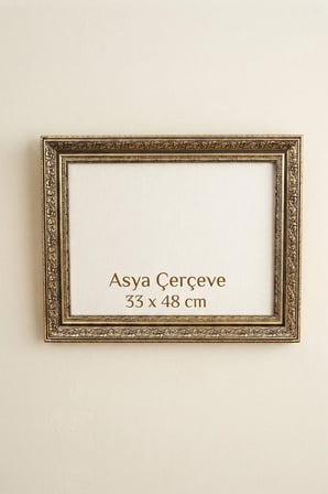 33 x 48 cm Saltanat Serisi Camlı Oda Mutfak Salon Koridor Poster Puzzle Forma ve Resim Çerçevesi