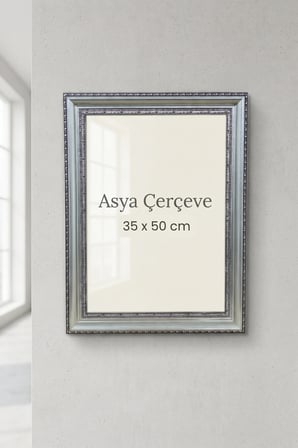 35 x 50 cm Saltanat Serisi Camlı Oda Mutfak Salon Koridor Poster Puzzle Forma ve Resim Çerçevesi