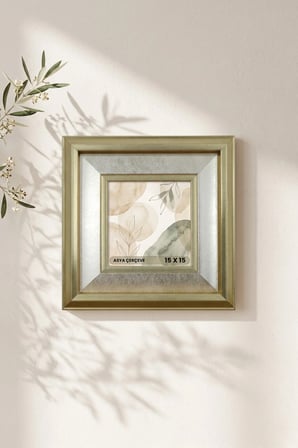 Selçuklu Sarayı Serisi 15x15 Kare Fotoğraf Çerçevesi Camlı Dekoratif Duvar Tipi Plastik Çerçeve