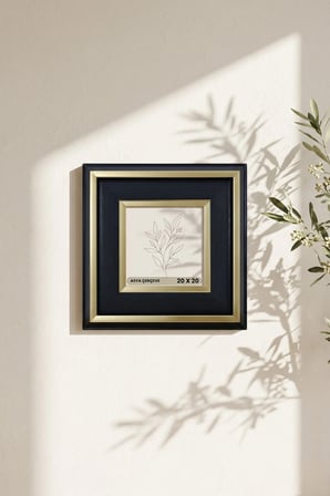 Selçuklu Sarayı Serisi 20x20 Kare Fotoğraf Çerçevesi Camlı Dekoratif Duvar Tipi Plastik Çerçeve