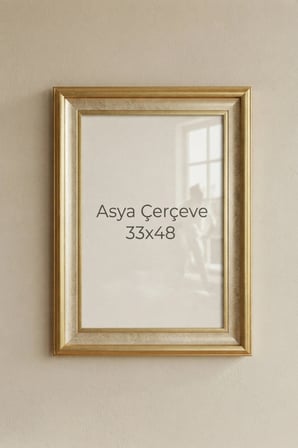 33 x 48 cm Selçuklu Saray Serisi Camlı Oda Mutfak Salon Koridor Poster Puzzle Forma ve Resim Çerçevesi