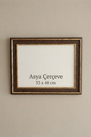 33 x 48 cm Selçuklu Saray Serisi Camlı Oda Mutfak Salon Koridor Poster Puzzle Forma ve Resim Çerçevesi