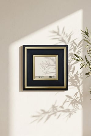 Selçuklu Sarayı Serisi 10x10 Kare Fotoğraf Çerçevesi Camlı Dekoratif Duvar Tipi Plastik Çerçeve