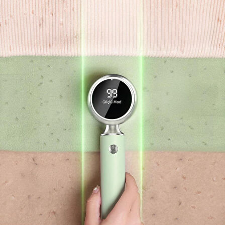 Mioji Mio LR6 Dijital Gösterge 800mAh Kablosuz Tüy Tiftik Makinesi - Yeşil