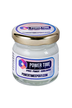 Opak & Transparan Sıvı Pigment Boya / Beyaz / Epoksi Için 30 GRAM
